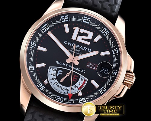 쇼파드 Mille Miglia Gran Turismo XL RG/RU Black A2824 Mod -CH135B