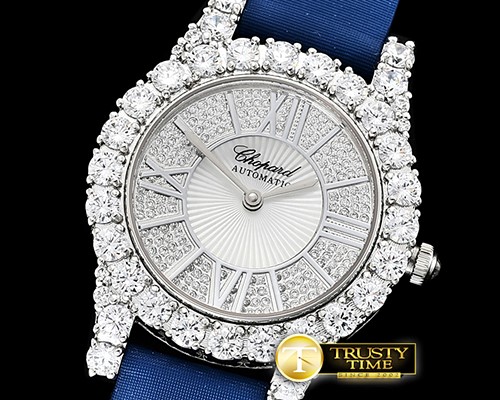 쇼파드 L'Heure Du Diamant Round SS/LE (Blue) Diam MY9015 -CH139D