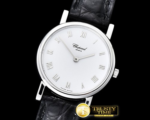 쇼파드 Classique Femme Ladies SS/LE Wht/Roman MGF Swiss Qtz -CH140A