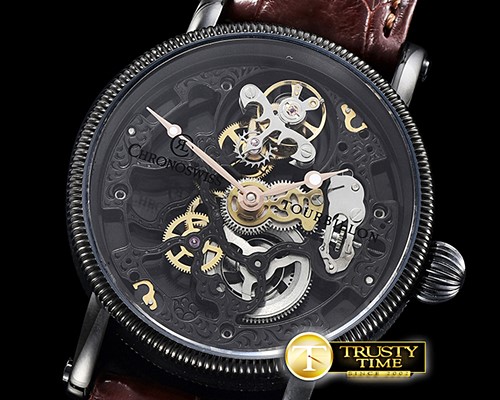 크르노스위스 Chronoswiss Tourbillon PVD/LE Skele Asia Flying Tourb -CHR0007B