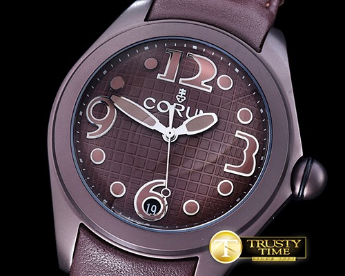 코럼 Corum Bubble PVD/LE Brown Asia 23J -COR041B
