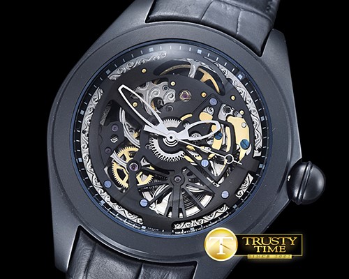 코럼 Corum Bubble PVD/LE Skeletonal Asia 23J -COR042A