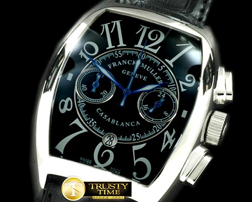 프랭크뮬러 Casablanca Chrono SS/LE Black Jap OS20 Qtz Chrono -FM121B