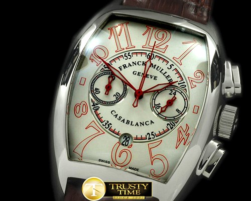 프랭크뮬러 Casablanca Chrono SS/LE White Jap OS20 Qtz Chrono -FM121E