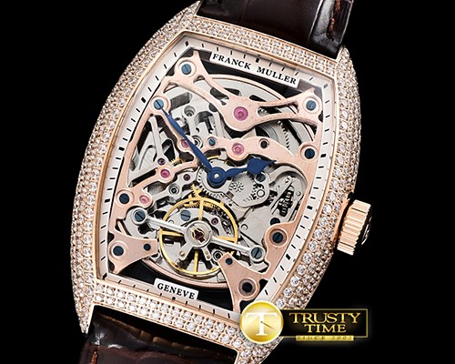 프랭크뮬러 FM Aeternitas Tourbillon Diam RG/LE Skeleton Asia 21J -FM124B