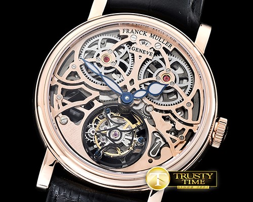 프랭크뮬러 Giga Tourbillon Ronde Squelette RG/LE Rose Flying Tourb -FM152B