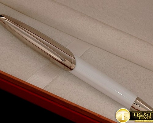 페라리 Montegrappa Ferrari LE White/Silver Cap Rollerball -FP001B