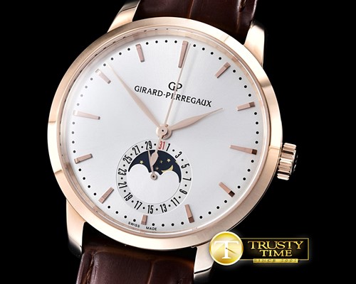 제라 페리고 1966 DateMoonphase RG/LE White M9015 -GP005A