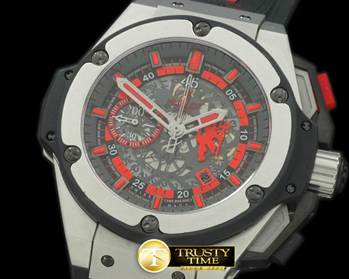 위블로 King Power Red Devil SS/RU Skeleton Asian 7750 -HUB0198A