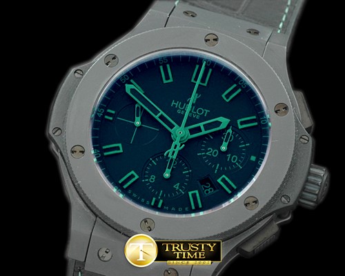 위블로 Big Bang Green Magic CER/CER Black A7750 -HUB0207