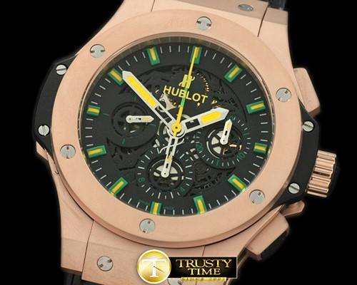 위블로 Aero Bang Niemeyer RG/LE Blk Skeleton A7750 -HUB0225