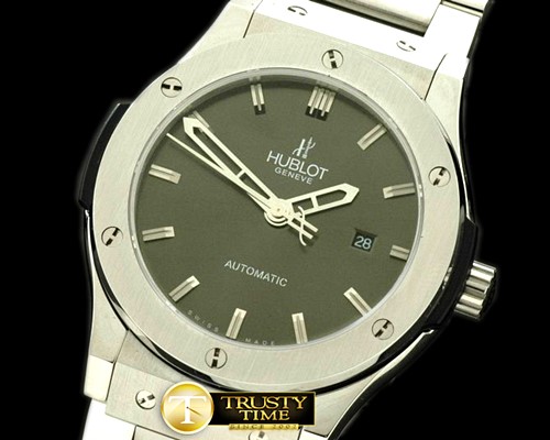 위블로 Classic Fusion SS/SS Steel Bez Grey Asia 2813 -HUB0246B
