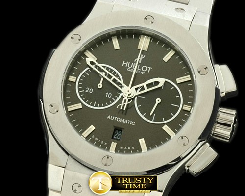 위블로 Classic Fusion Chrono V2 SS/SS Grey A7750 -HUB0250A