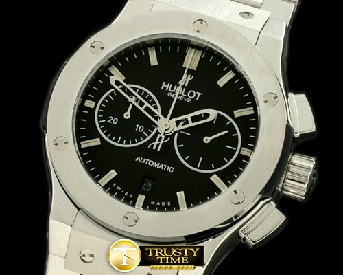 위블로 Classic Fusion Chrono V2 SS/SS Black A7750 -HUB0250B