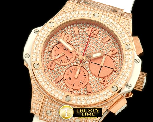 위블로 Big Bang RG/Full Diam RG Diam Dial A7750 -HUB0274