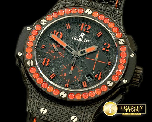 위블로 Big Bang Black Fluo Orange PVD/LE A7750 -HUB0295E