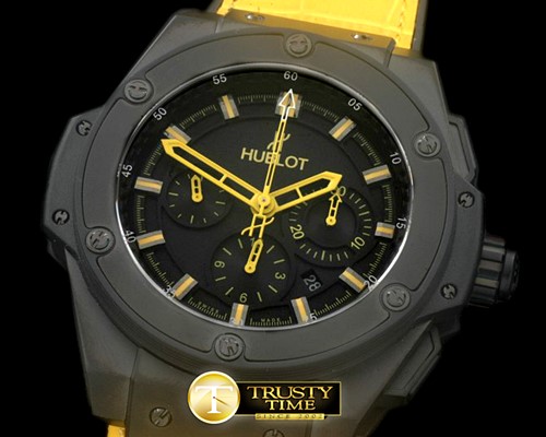 위블로 King Power Yellow PVD/LE Black A7750 -HUB0318