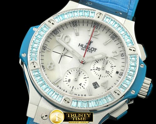 위블로 Big Bang Aspen SS/Sq Blue Ruby White A7750 -HUB0321D