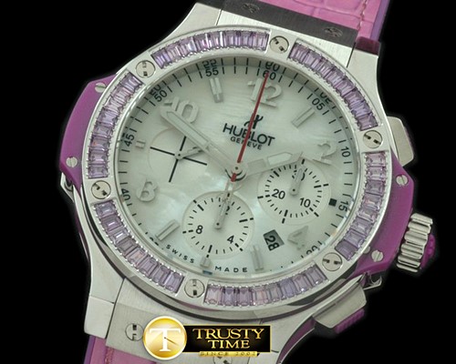 위블로 Big Bang Aspen SS/Sq Violet Ruby White A7750 -HUB0321F