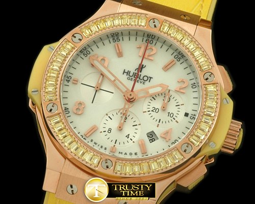 위블로 Big Bang Pearl RG/Sq Yellow Ruby White A7750 -HUB0322B
