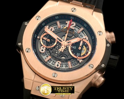 위블로 Big Bang Unico RG/RU Skeleton Asian 7750 -HUB0325B