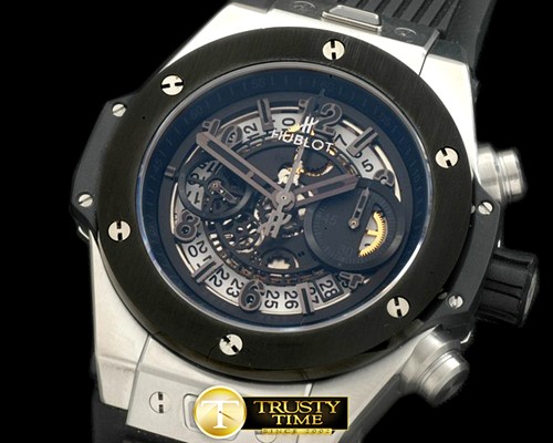 위블로 Big Bang Unico SS/RU Skeleton Asian 7750 -HUB0326B