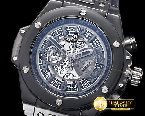 위블로 Big Bang Unico Sapphire PL/RU Black Jap Quartz -HUB0358C