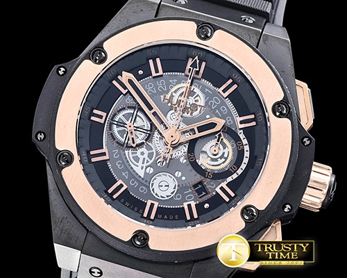 위블로 King Power Unico 48mm RG/PVD/RU Skeletonal Asia 7750 -HUB0366