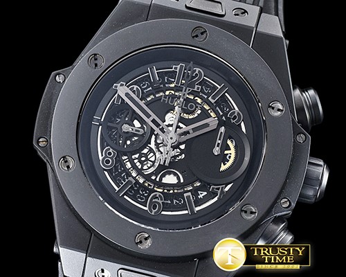 위블로 Big Bang Unico 45mm PVD/PVD/RU Black V2 Asia 7750 Mod -HUB0372B