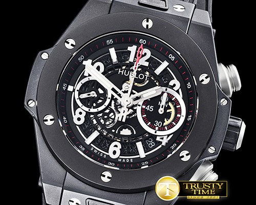 위블로 Big Bang Unico 45mm CER/PVD/RU Black V2 Asia 7750 -HUB0378B