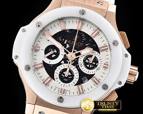 위블로 Big Bang Evolution CER/RG/RU White Skele A7750 Mod -HUB0380C