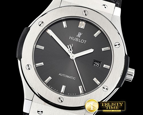 위블로 Classic Fusion Bang 45mm SS/LE Grey MY9015 Mod -HUB0383B