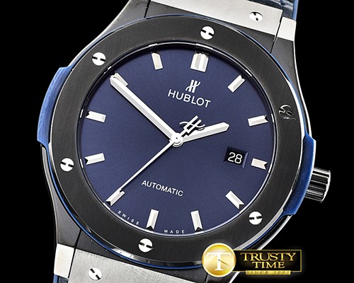 위블로 Classic Fusion Bang 45mm PVD/LE Blue MY9015 Mod -HUB0384