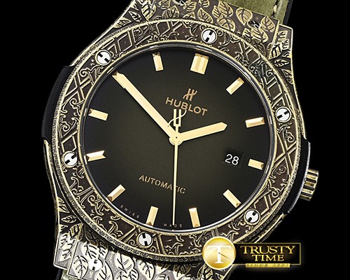 위블로 Classic Fusion Fuente 20th Annv SS/LE SRF Green A2892 -HUB0390B