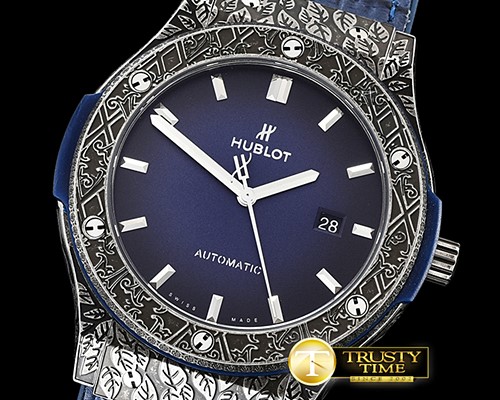 위블로 Classic Fusion Fuente 20th Annv SS/LE SRF Blue A2892 -HUB0390C