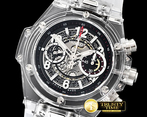 위블로 Big Bang Unico Sapphire 45mm PL/RU Skele SF Asia 7750 -HUB0391