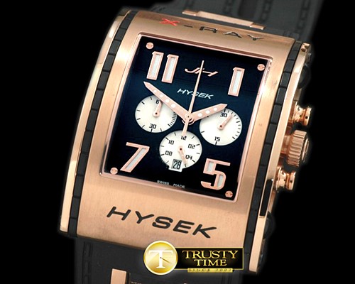 하이섹 X Ray Chronograph RG/RU Black Jap Quartz -HY008B