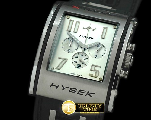 하이섹 X Ray Chronograph SS/RU White Jap Quartz -HY009A