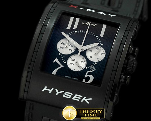 하이섹 X Ray Chronograph PVD/RU Black Jap Quartz -HY010B