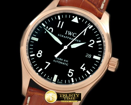 IWC Mark XVI RG/LE Black Asian 2892 Automatic -IWC0122