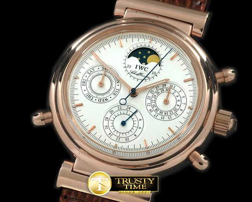 IWC Da Vinci Perpetual Calendar RG/LE White Asia 21J -IWC0125