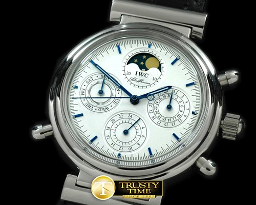 IWC Da Vinci Perpetual Calendar SS/LE White/Blue Asia 21J -IWC0126B