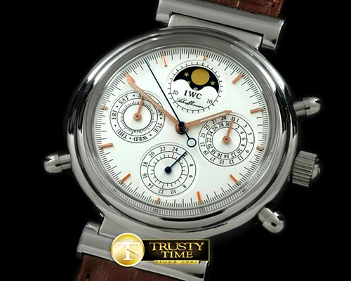 IWC Da Vinci Perpetual Calendar SS/LE White/Gold Asia 21J -IWC0126C