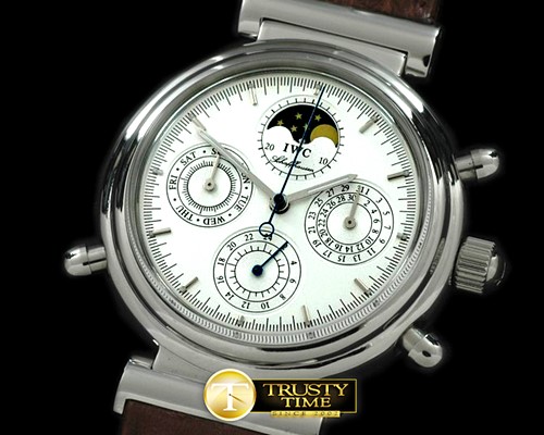 IWC Da Vinci Perpetual Calendar SS/LE White/Silver Asia -IWC0126D