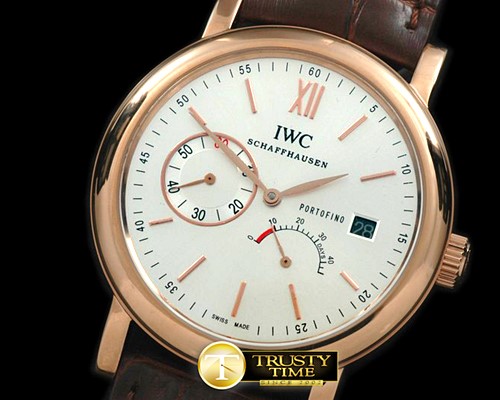 IWC Portofino Power Reserve RG/LE White Asia SG 35J -IWC0128A