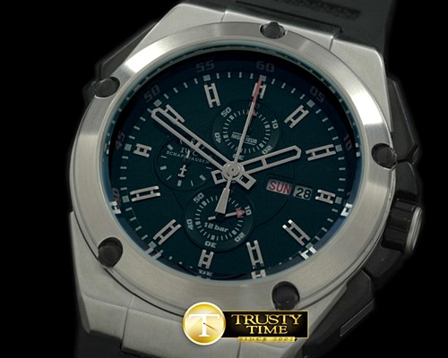 IWC Ingenieur Double Chrono SS/LE Black/Red Jap Qtz -IWC0131B