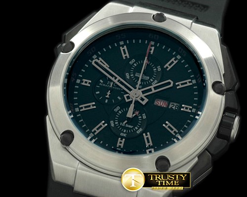 IWC Ingenieur Double Chrono SS/LE Black/White Jap Qtz -IWC0131C