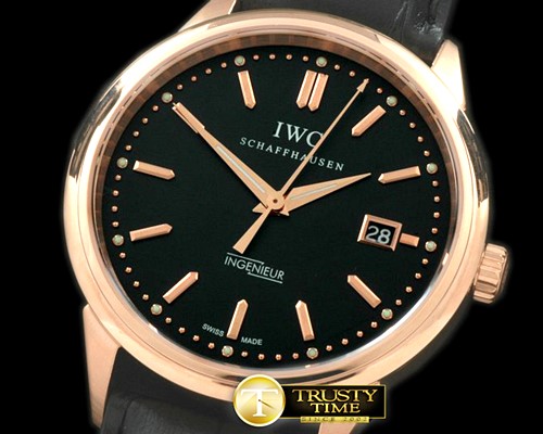 IWC Ingenuier Vintage RG/LE Black A2824 -IWC0139A