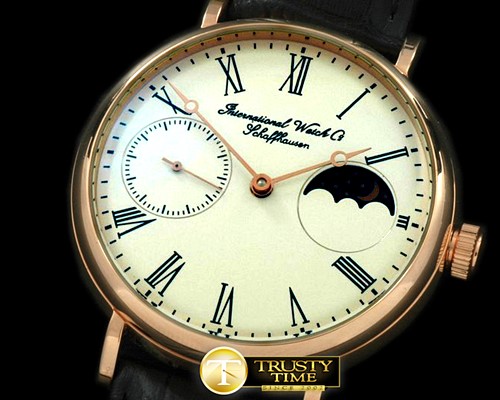 IWC Vintage Portifino MoonPhase RG/LE White Asian 17J HW -IWC0140