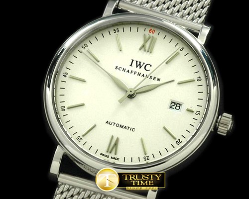 IWC Portofino Automatic SS/ME White Asia 2892 -IWC0145A